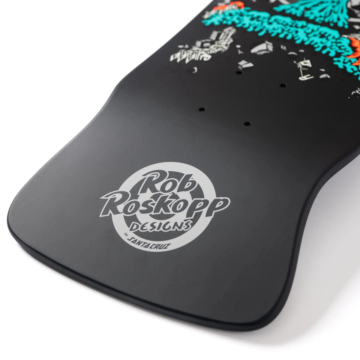 10.21in Roskopp Four Reissue Santa Cruz Skateboard Deck - SkateTillDeath.com