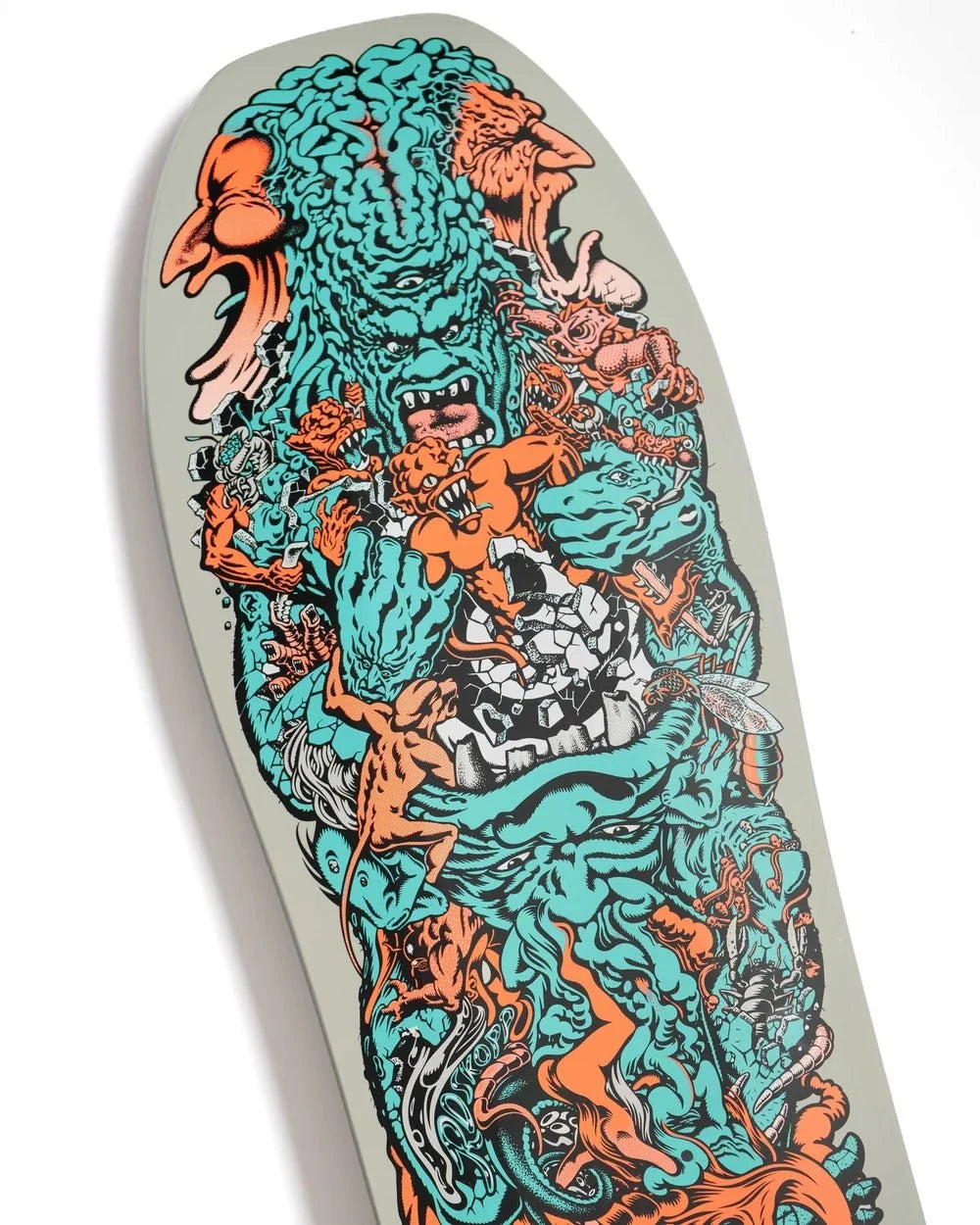 10.22in Rob Roskopp Five Reissue Santa Cruz Skateboard Deck - SkateTillDeath.com