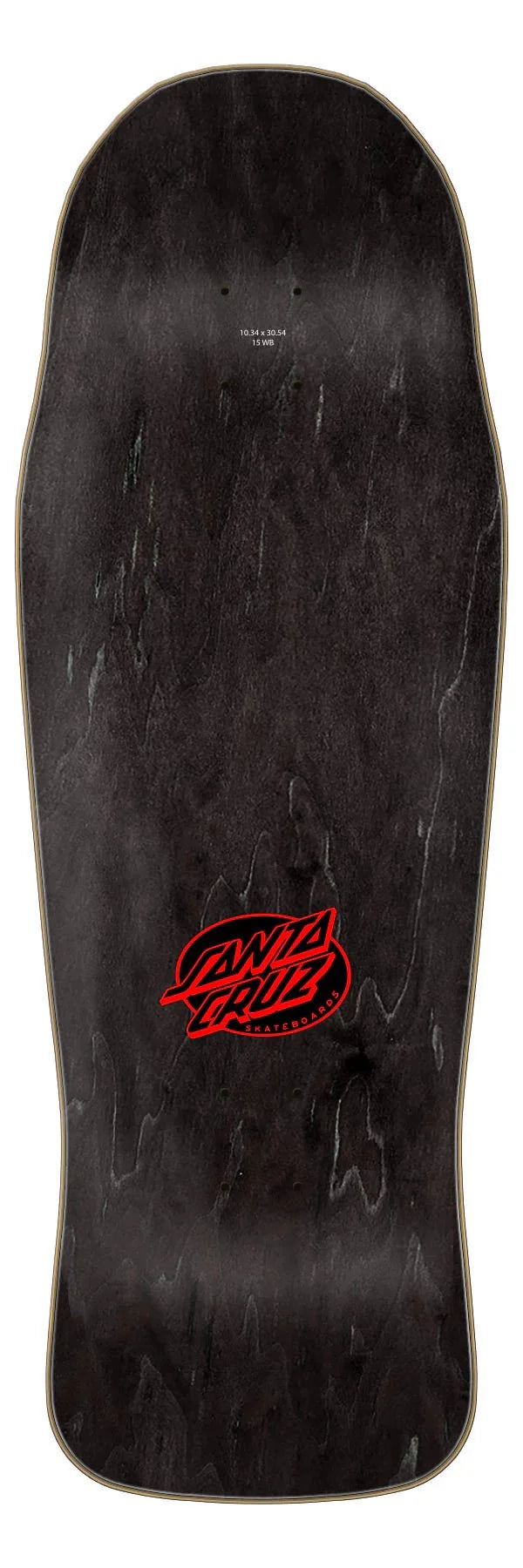 10.34in Winkowski Primeval Fire Santa Cruz Shaped Skateboard Deck - SkateTillDeath.com