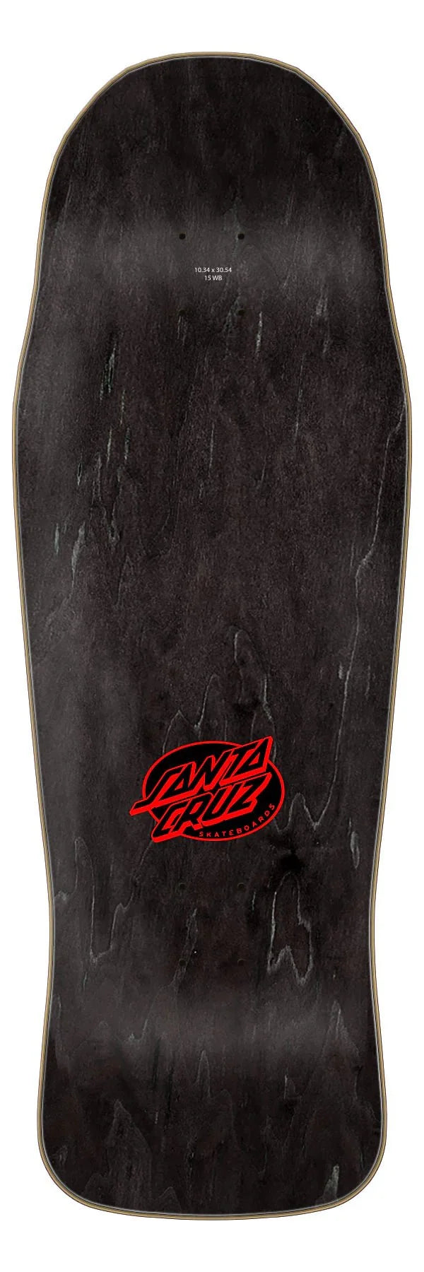 10.34in Winkowski Primeval Fire Santa Cruz Shaped Skateboard Deck - SkateTillDeath.com