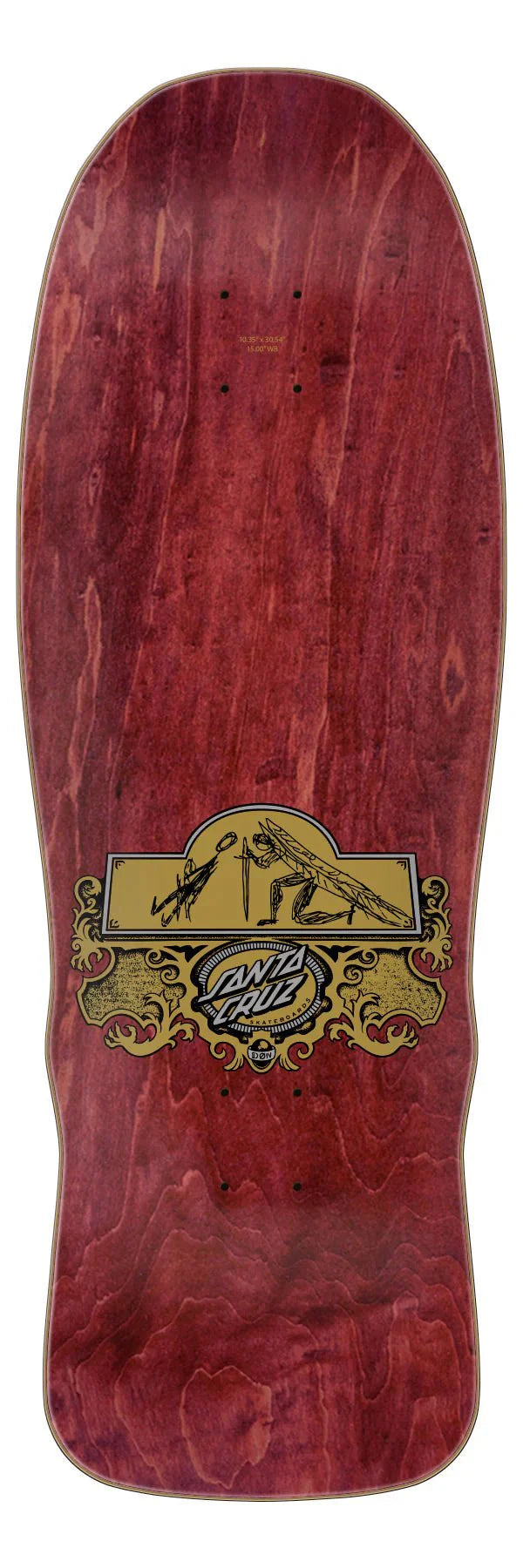 10.35in Winkowski Archangel Shaped Santa Cruz Skateboard Deck - SkateTillDeath.com