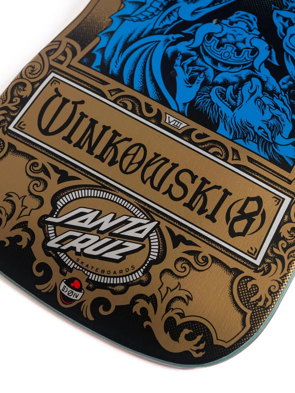 10.35in Winkowski Archangel Shaped Santa Cruz Skateboard Deck - SkateTillDeath.com