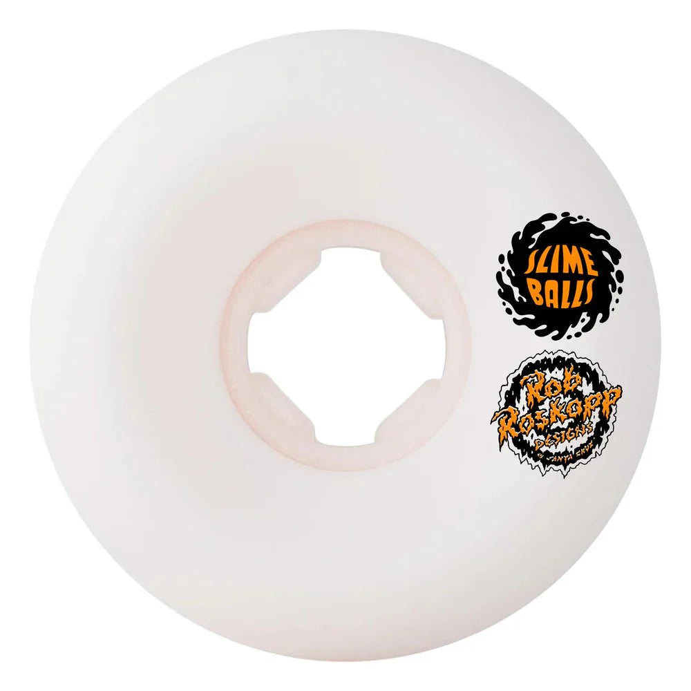 54mm Roskopp Face Two Reissue 95a Hardline Slime Balls Skateboard Wheels - SkateTillDeath.com