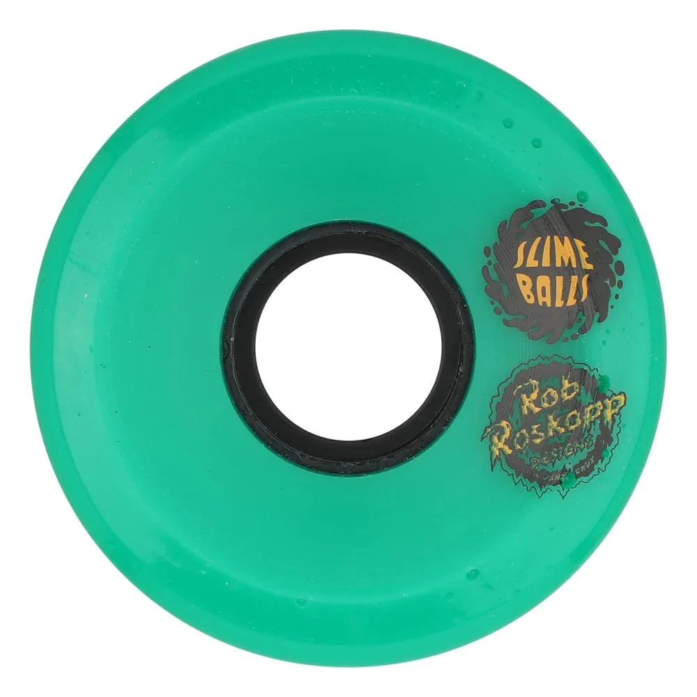 60mm Roskopp Face Two Reissue 78a OG Slime Slime Balls Skateboard Wheels - SkateTillDeath.com