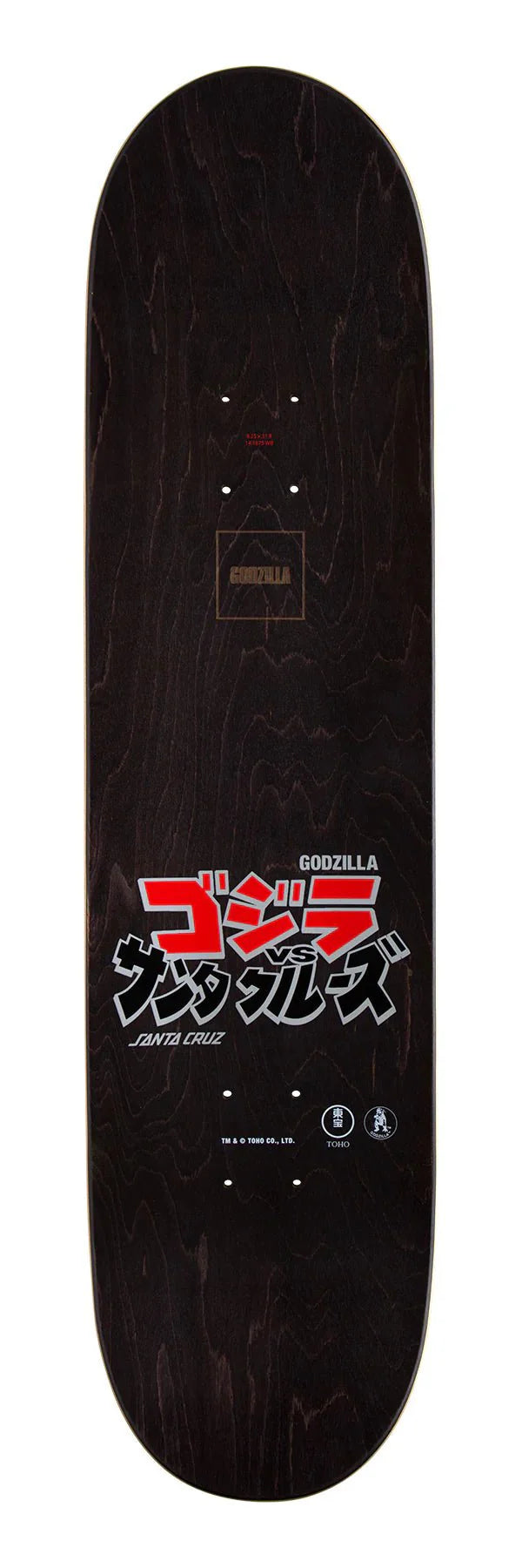 8.25in Godzilla O'Brien Reaper Santa Cruz Skateboard Deck - SkateTillDeath.com