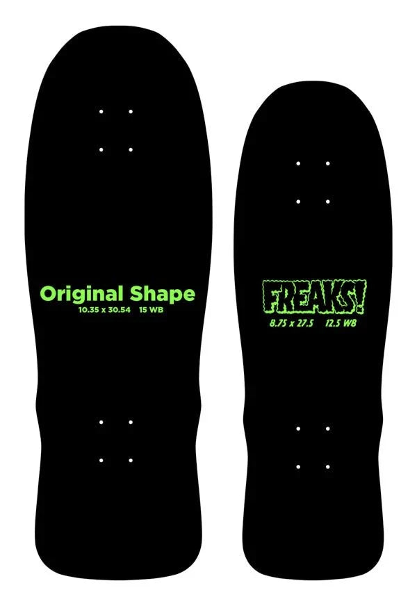 8.75in Erick Winkowski Dope Planet Micro Santa Cruz Freaks Skateboard Deck - SkateTillDeath.com