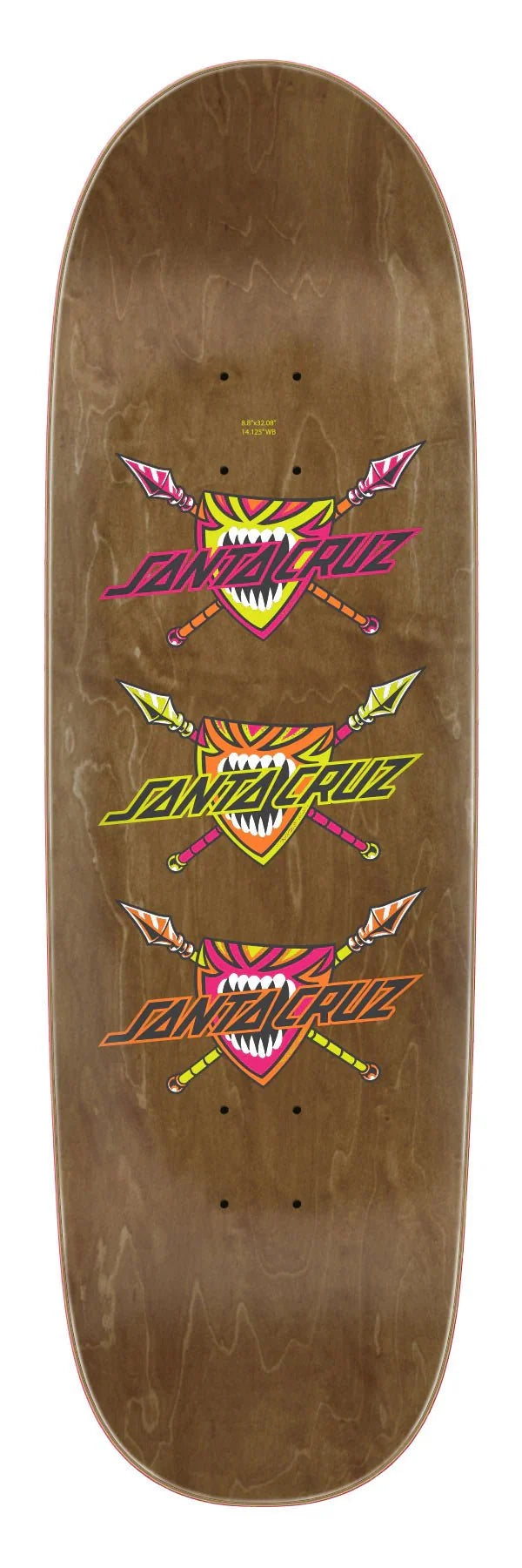 8.80in Salba Firedance Santa Cruz Egg Skateboard Deck - SkateTillDeath.com