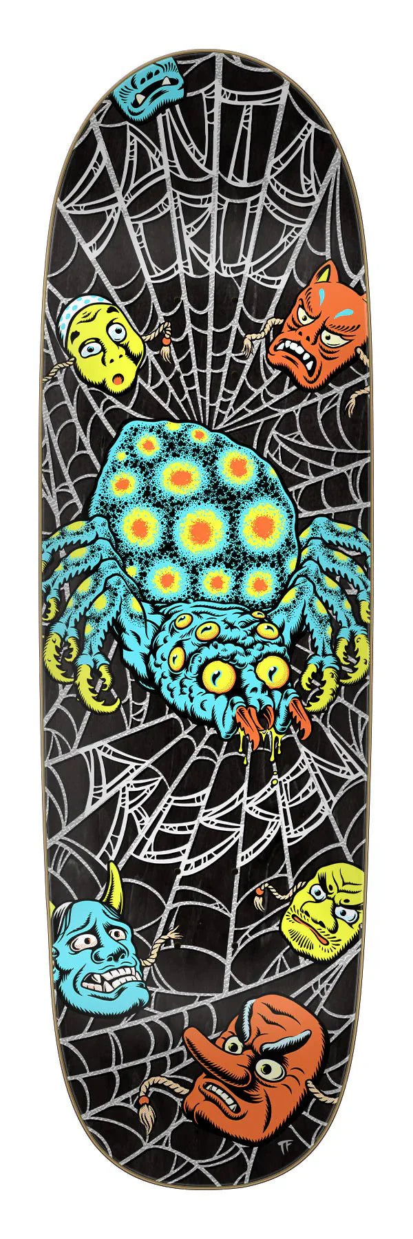 9.25in Dressen Spider Santa Cruz Egg Skateboard Deck - SkateTillDeath.com