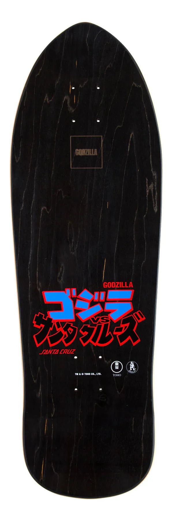 9.89in Godzilla Jr. Natas Santa Cruz Skateboard Deck - SkateTillDeath.com