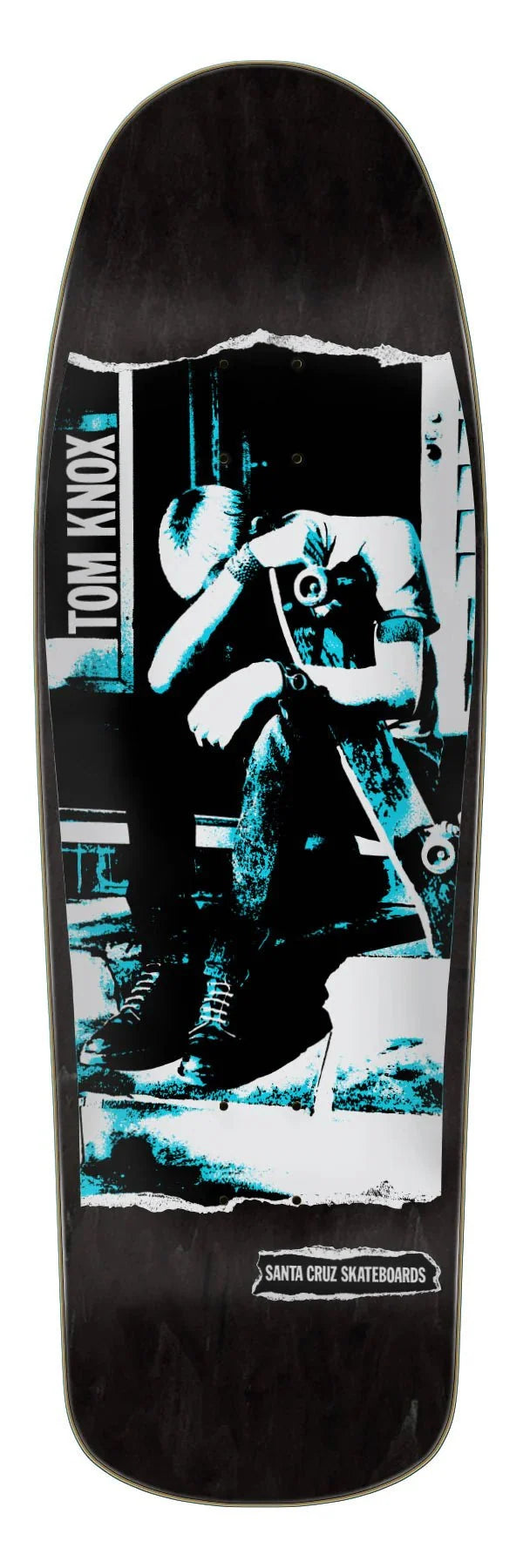 9.89in Tom Knox Punk Reissue Santa Cruz Skateboard Deck - SkateTillDeath.com