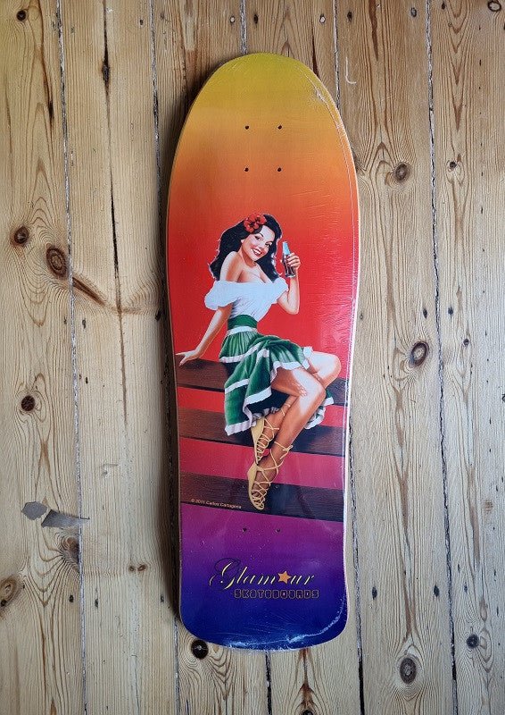 Glamour Skateboards Mexican Beauty 10" x 31" skateboard deck - SkateTillDeath.com