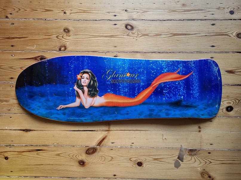 Glamour Skateboards Roxanne Mermaid 10" x 31"skateboard deck - SkateTillDeath.com