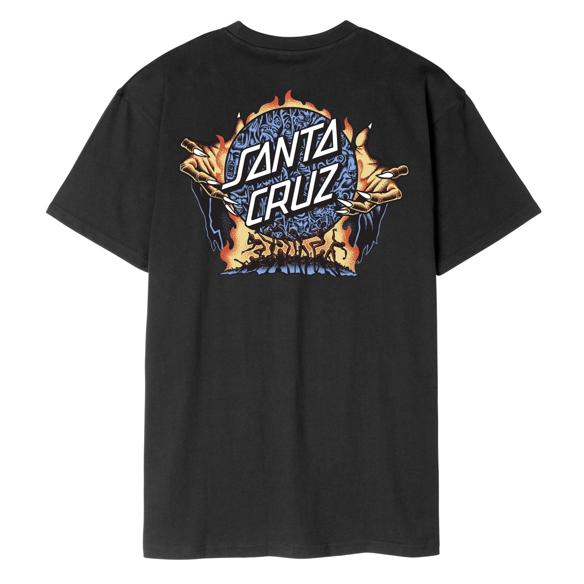 KNOX FIREPIT DOT T-SHIRT - BLACK - SkateTillDeath.com