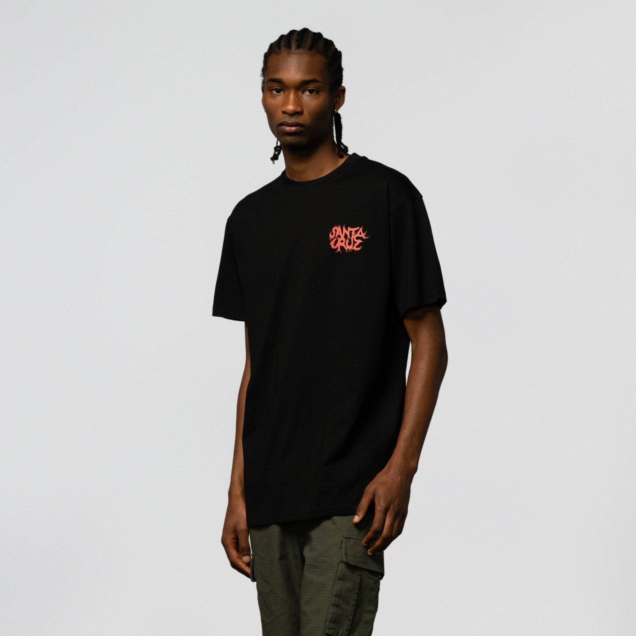 KNOX FIREPIT DOT T-SHIRT - BLACK - SkateTillDeath.com