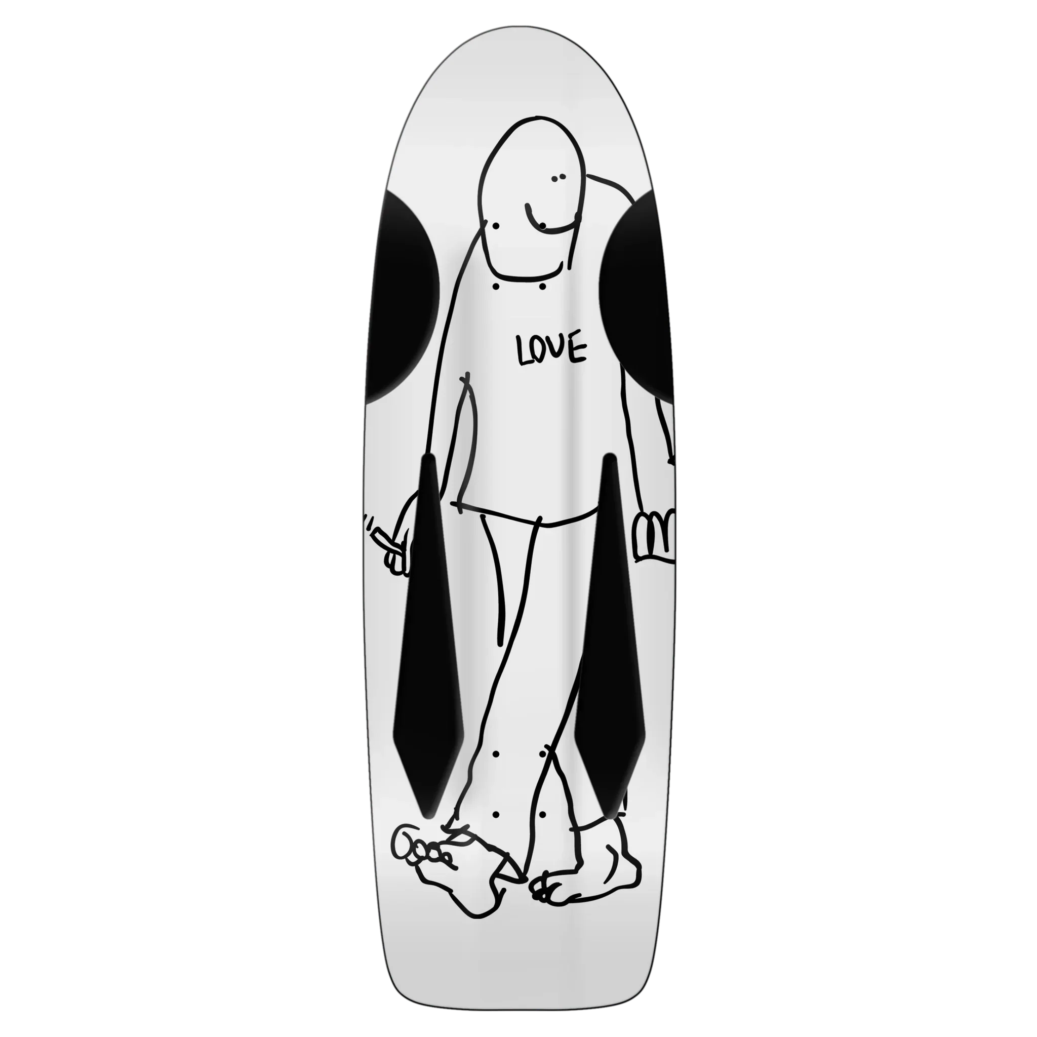 KROOKED Skateshop Day 2025 BEAMER LOVE & HATE DECKS - SkateTillDeath.com