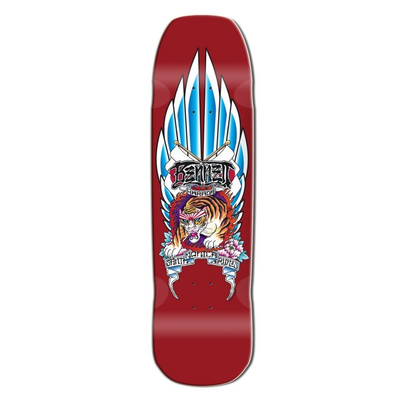 MADRID X SMA LIMITED EDITION BENNET HADARA TIGER 9.0" OLD SCHOOL SKATEBOARD DECK - SkateTillDeath.com