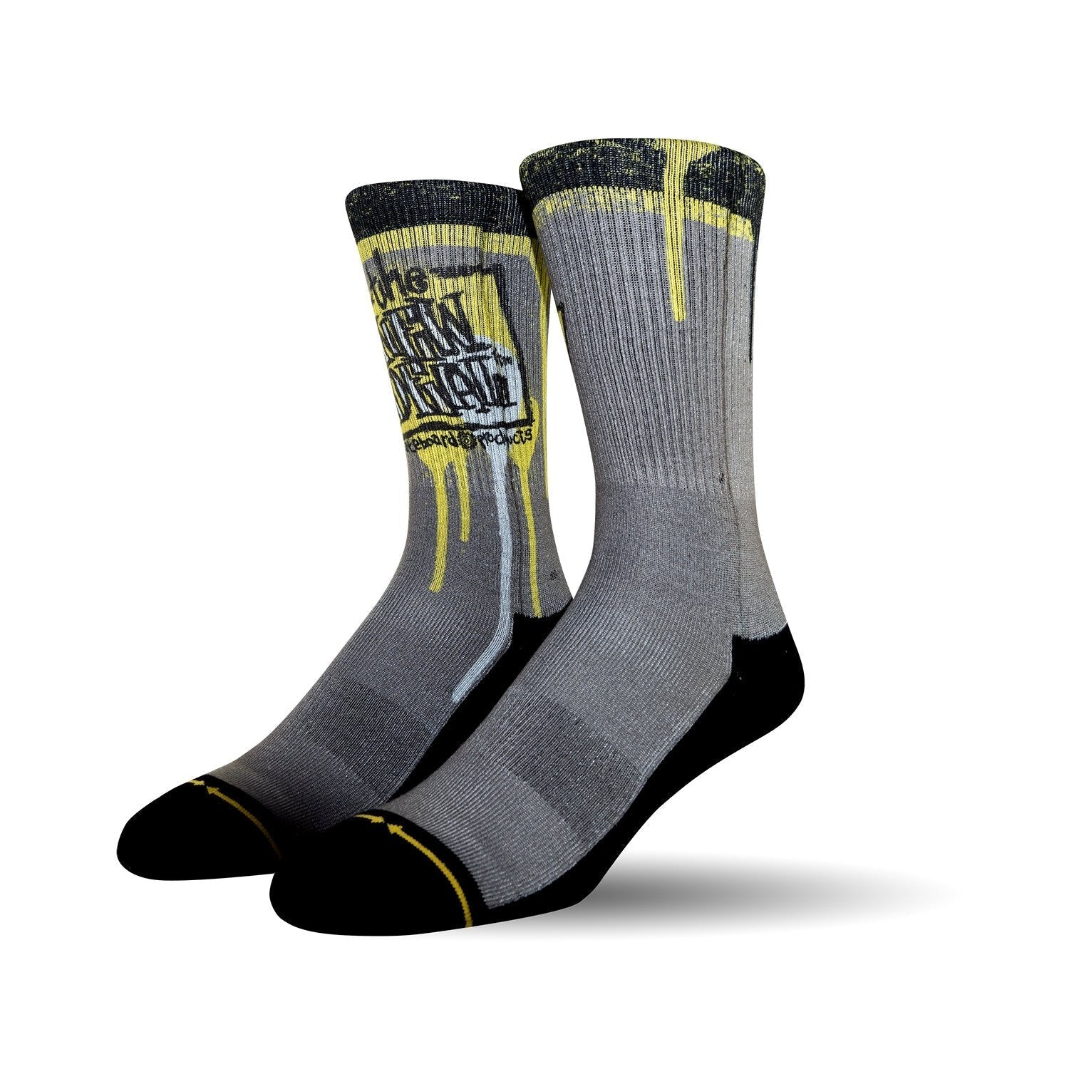 Merge4 Socks - New Deal Napkin Logo - SkateTillDeath.com