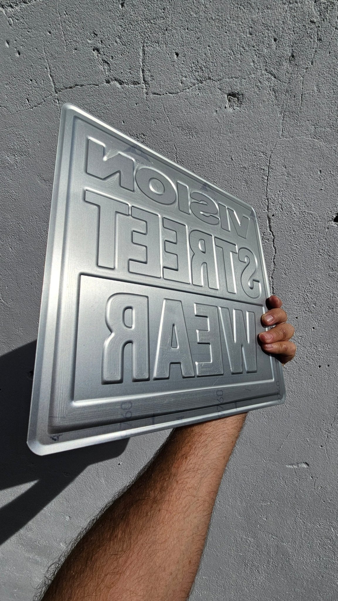 Original Vision Street Wear Metallic Sign - SkateTillDeath.com