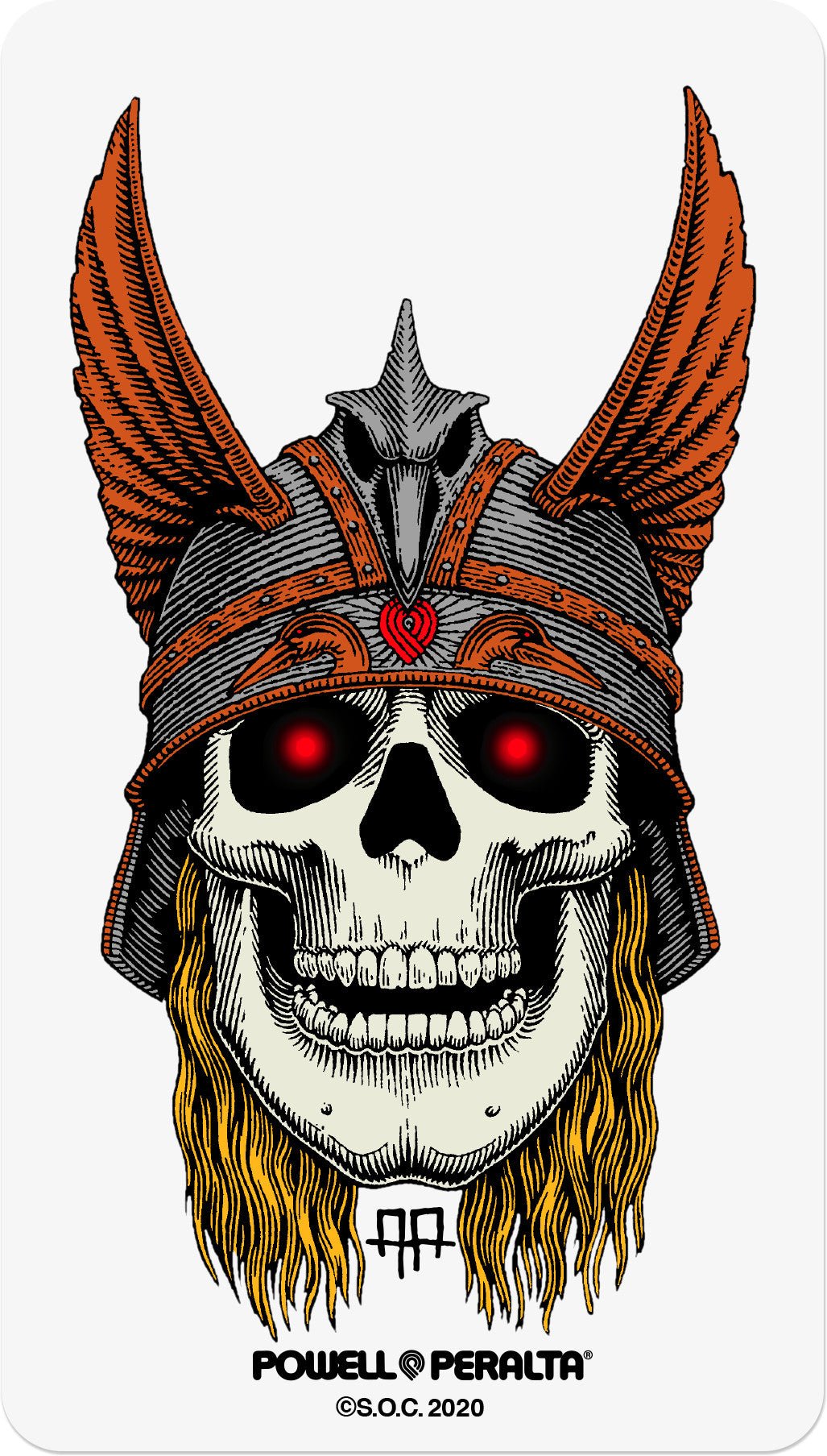 Powell Peralta Andy Anderson 6" x 3.5" Sticker Single - SkateTillDeath.com