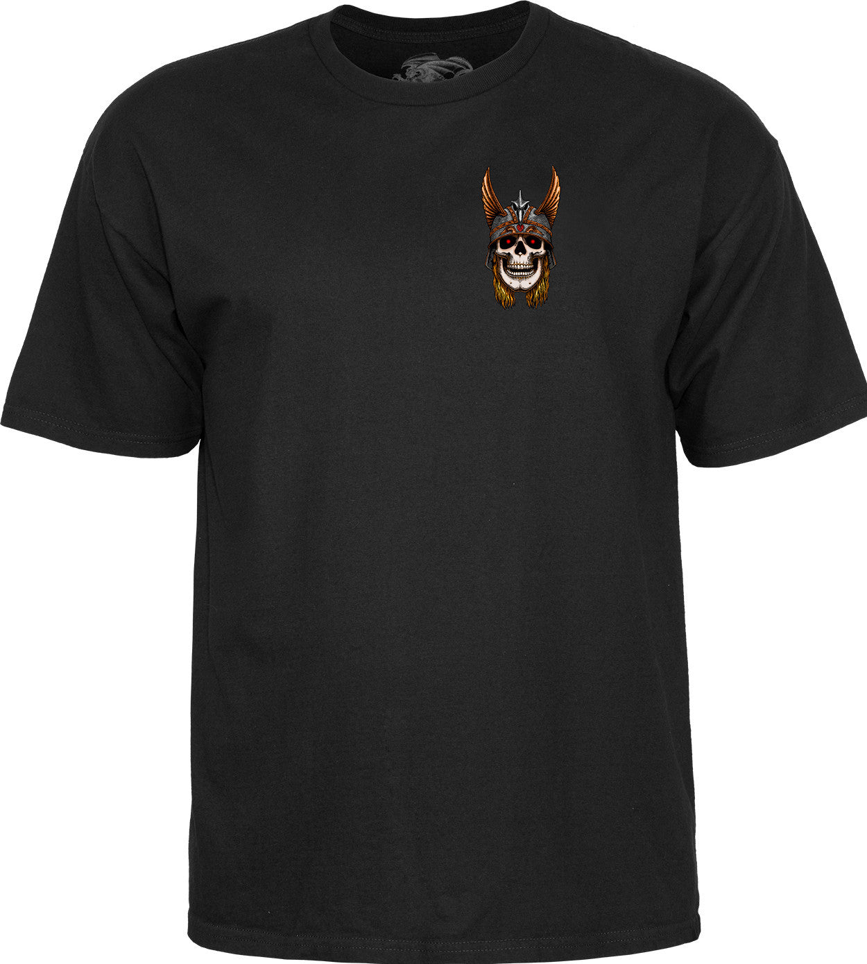 Powell Peralta Andy Anderson Skull T-Shirt - Black - SkateTillDeath.com