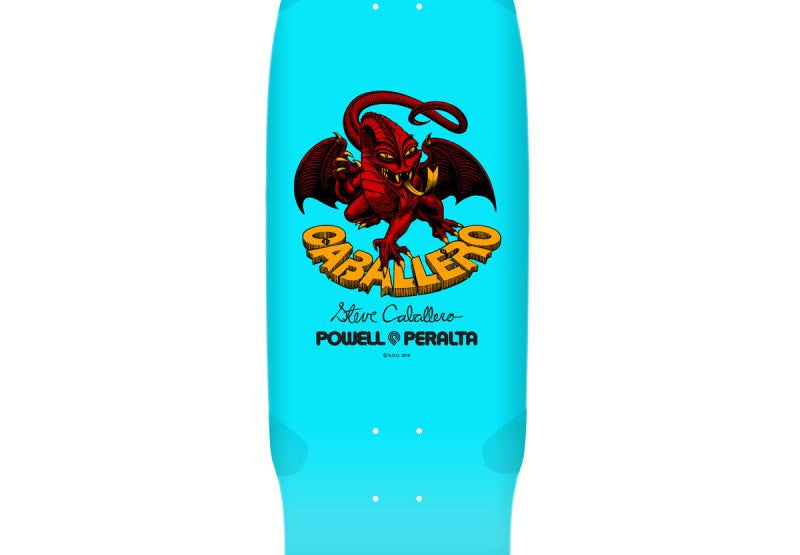 POWELL PERALTA BONES BRIGADE CABALLERO SERIES 15 SKATEBOARD DECK LIGHT BLUE 10.09 - SkateTillDeath.com