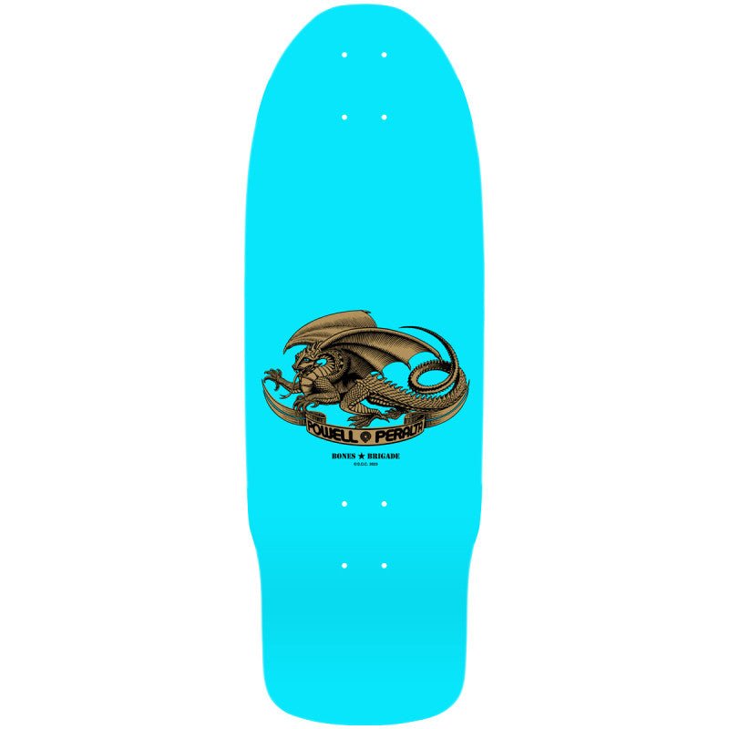 POWELL PERALTA BONES BRIGADE CABALLERO SERIES 15 SKATEBOARD DECK LIGHT BLUE 10.09 - SkateTillDeath.com
