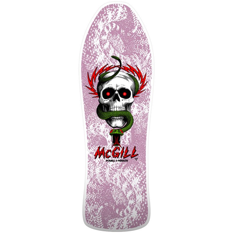 POWELL PERALTA BONES BRIGADE MCGILL SERIES 15 SKATEBOARD DECK WHITE 10.0 - SkateTillDeath.com