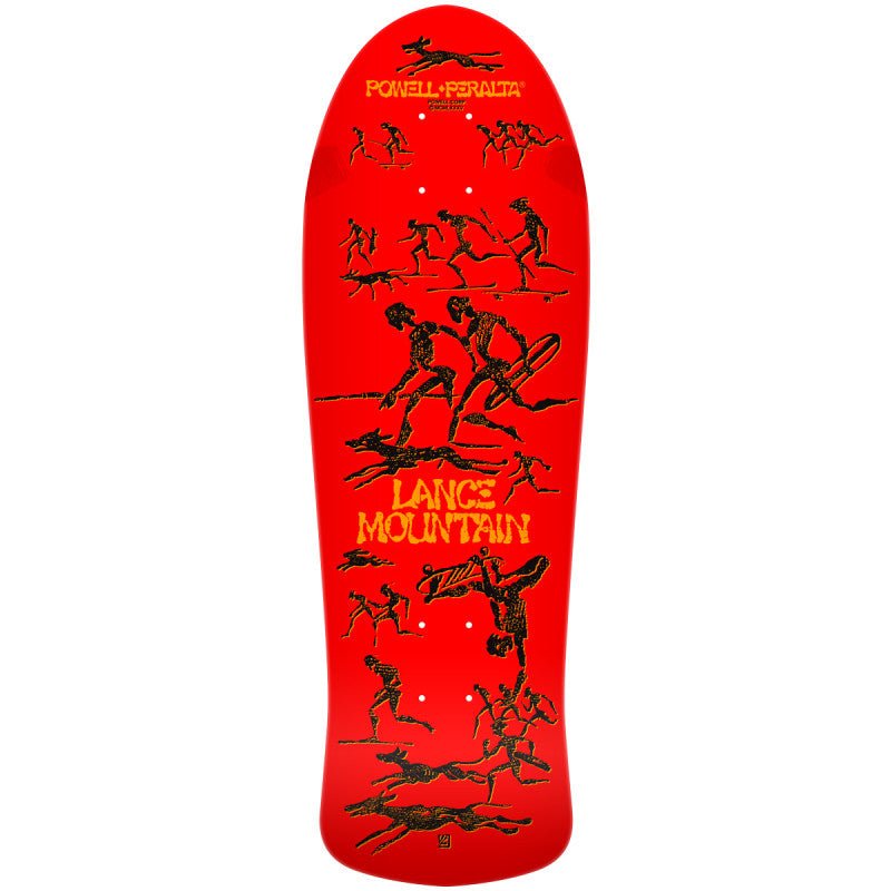 POWELL PERALTA BONES BRIGADE MOUNTAIN SERIES 15 SKATEBOARD DECK RED 10.0 - SkateTillDeath.com