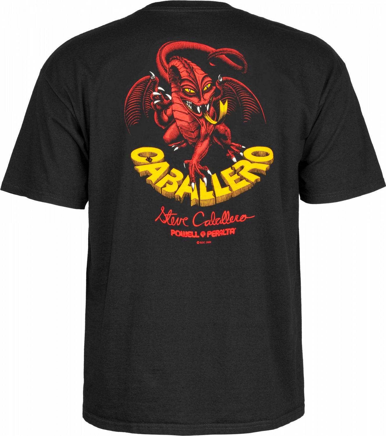 Powell Peralta Cab Dragon II T-shirt Black - SkateTillDeath.com