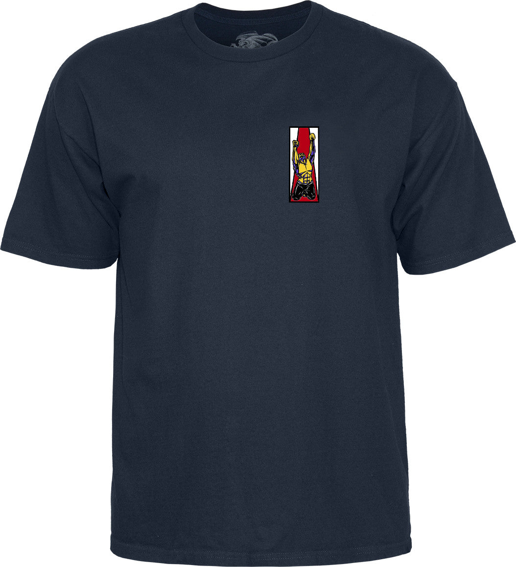 Powell Peralta Mike Frazier Yellow Man T-shirt - SkateTillDeath.com