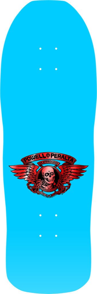 Powell Peralta Mike Vallely Bug Reissue Skateboard Deck Blue/Red Foil - 10 x 30.25 - SkateTillDeath.com