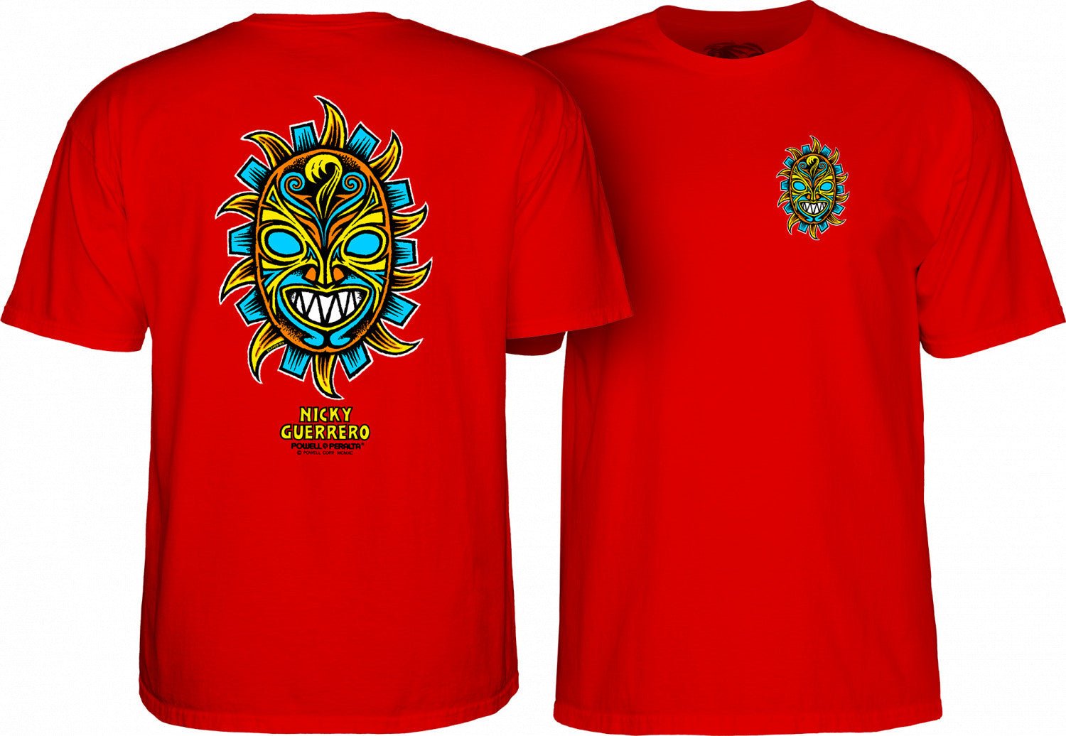 Powell Peralta Nicky Guerrero Mask T-Shirt - SkateTillDeath.com