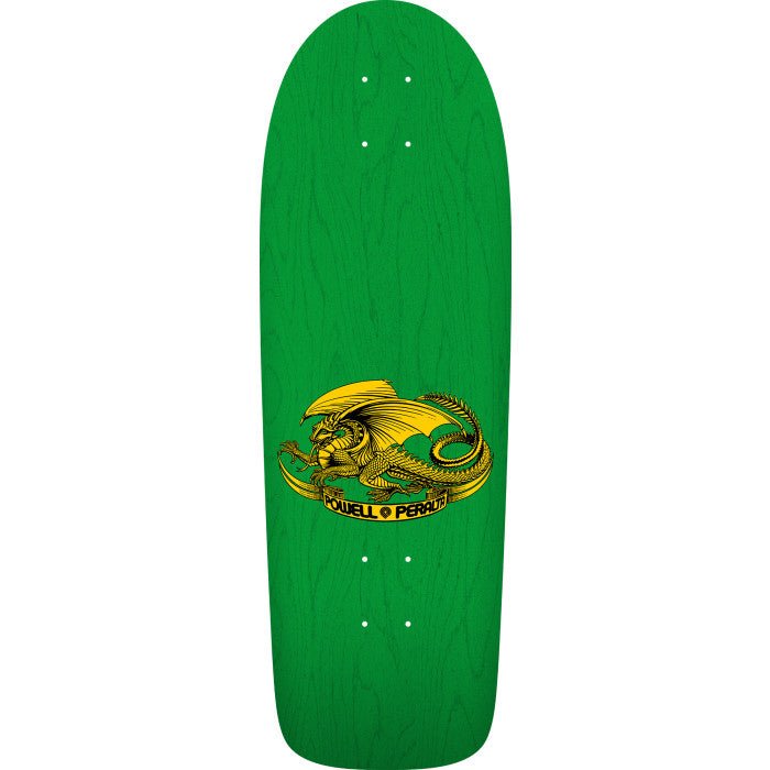 Powell Peralta OG Ray Rodriguez Skull & Sword Reissue Skateboard Deck Green Stain - 10 x 30 - SkateTillDeath.com