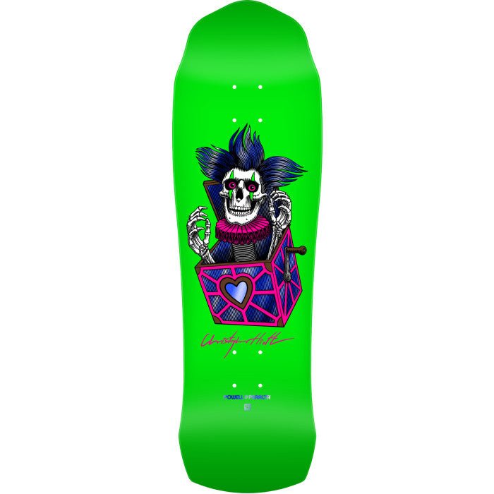 Powell Peralta Pro Chris Hiett Skull 7 - Ply Skateboard Deck - 9.5 x 31.13 - SkateTillDeath.com