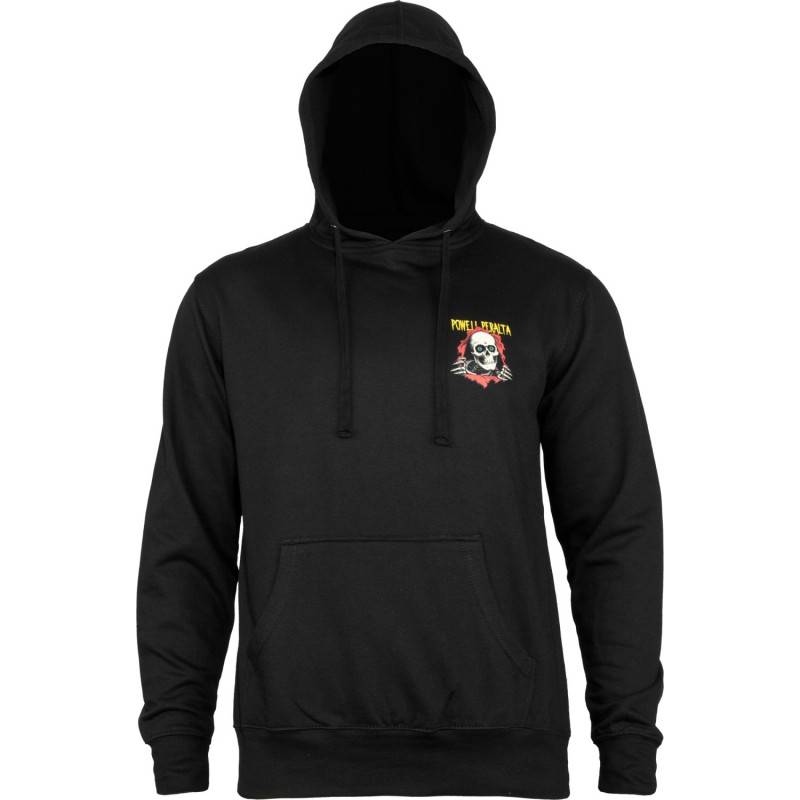 Powell Peralta Ripper Pullover Hooded Sweatshirt Black - SkateTillDeath.com