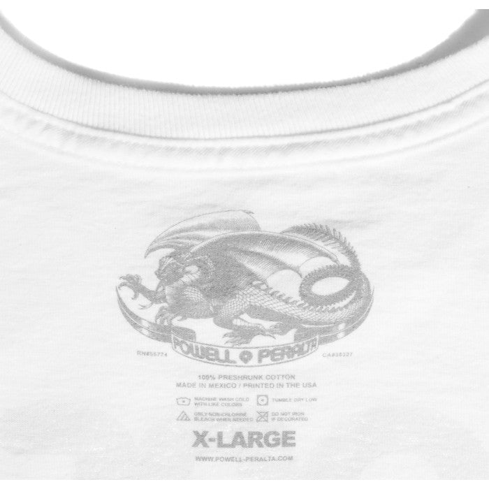 Powell Peralta Ripper T-shirt - White - SkateTillDeath.com