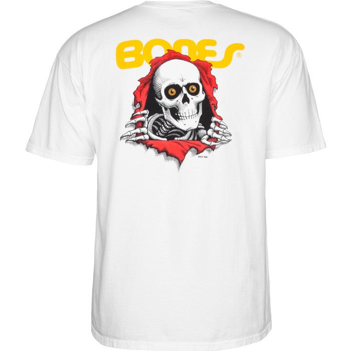 Powell Peralta Ripper T-shirt - White - SkateTillDeath.com