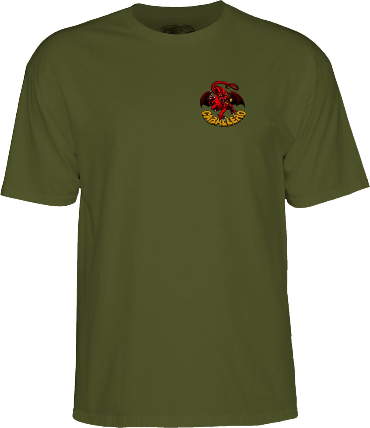 Powell Peralta Steve Caballero Dragon II T-shirt - Military Green - SkateTillDeath.com