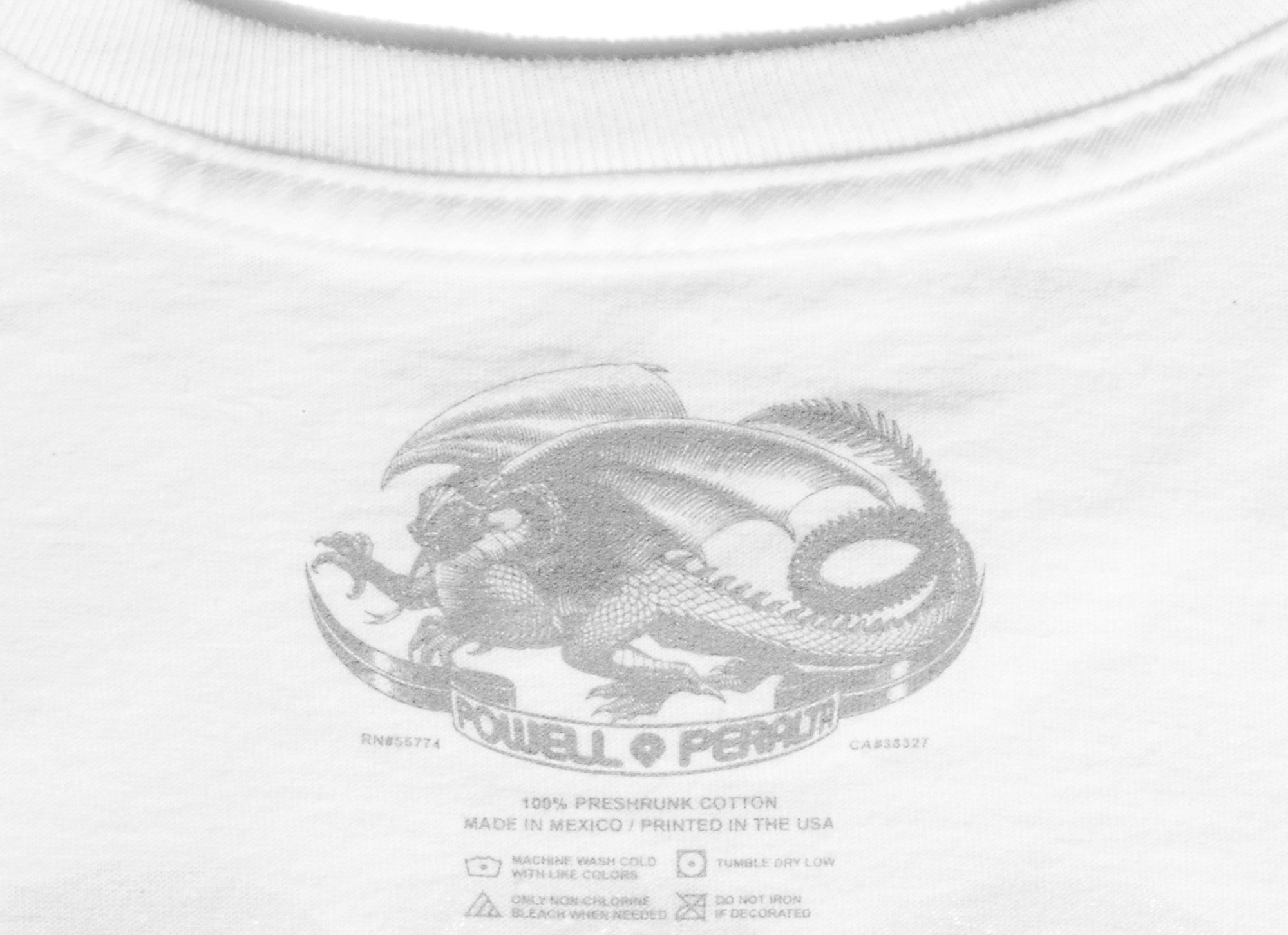 Powell Peralta Steve Caballero Dragon II T-shirt - White - SkateTillDeath.com