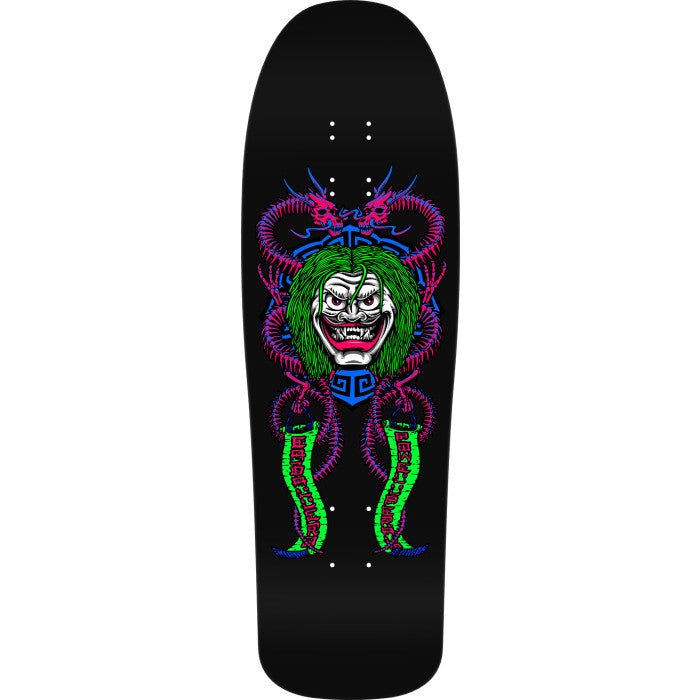Powell Peralta Steve Caballero Mask Reissue Skateboard Deck Blacklight - 9.75 x 31.12 - SkateTillDeath.com