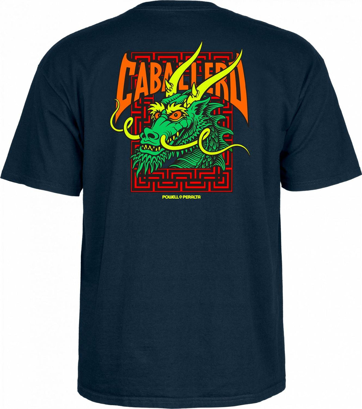 Powell Peralta Steve Caballero Street Dragon T-shirt Blue - SkateTillDeath.com