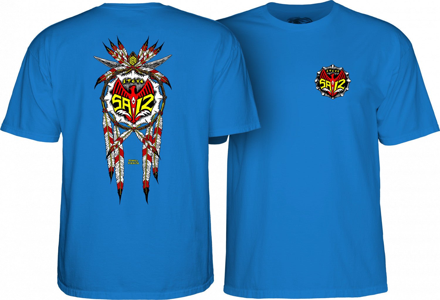 Powell Peralta Steve Saiz Totem T-Shirt - SkateTillDeath.com