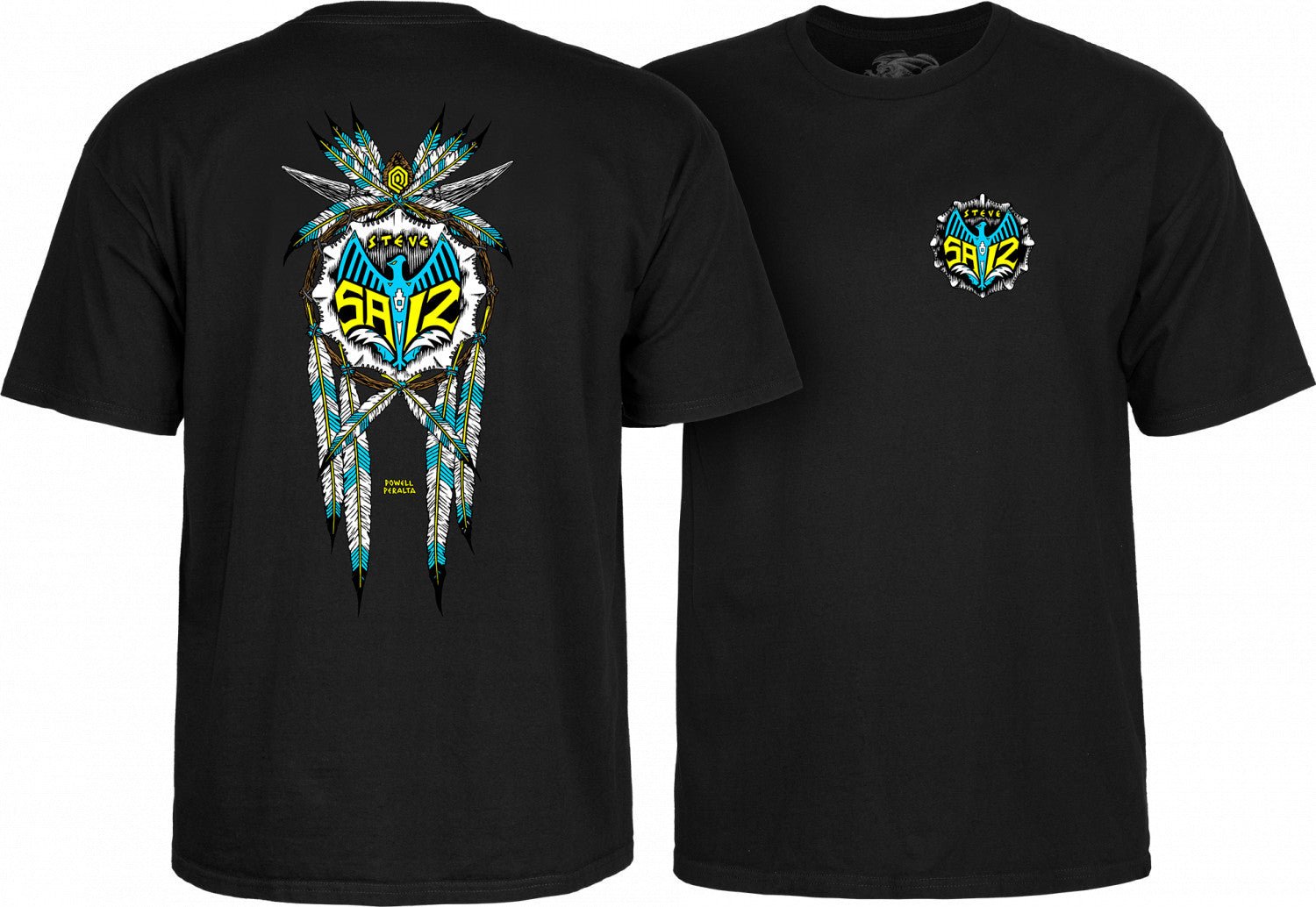 Powell Peralta Steve Saiz Totem T-Shirt - SkateTillDeath.com