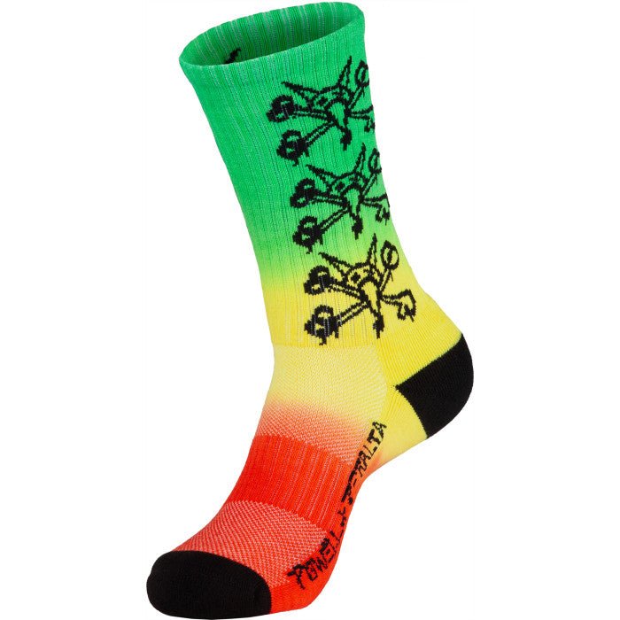 Powell Peralta Vato Rats Cotton Socks rasta Fade - SkateTillDeath.com