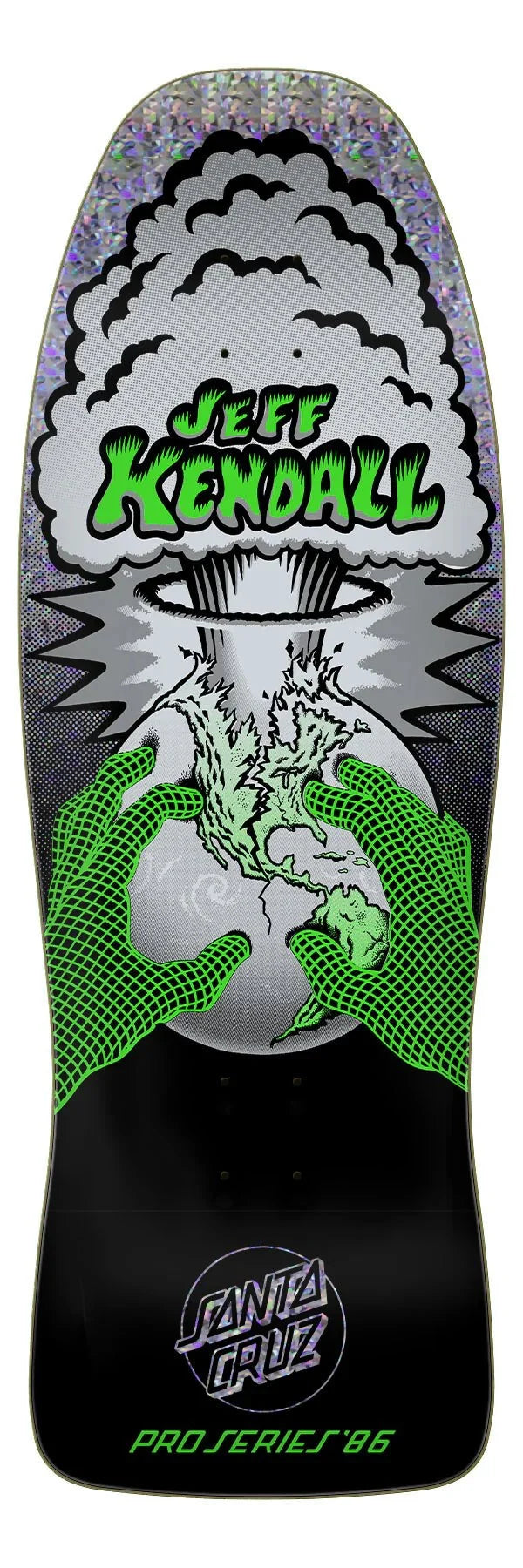 PREORDER (SHIPPING 19/6) 10.0in Jeff Kendall End Of The World Reissue Santa Cruz Skateboard Deck - SkateTillDeath.com