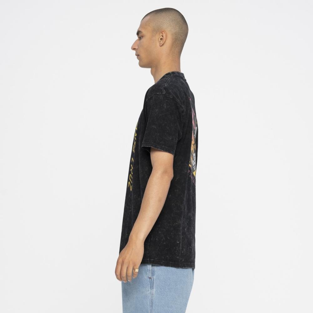 Roskopp Break T-Shirt black acid wash - SkateTillDeath.com
