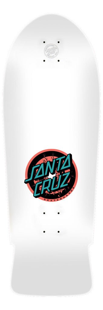 Santa Cruz Roskopp One Reissue Deck (White Dip) - SkateTillDeath.com