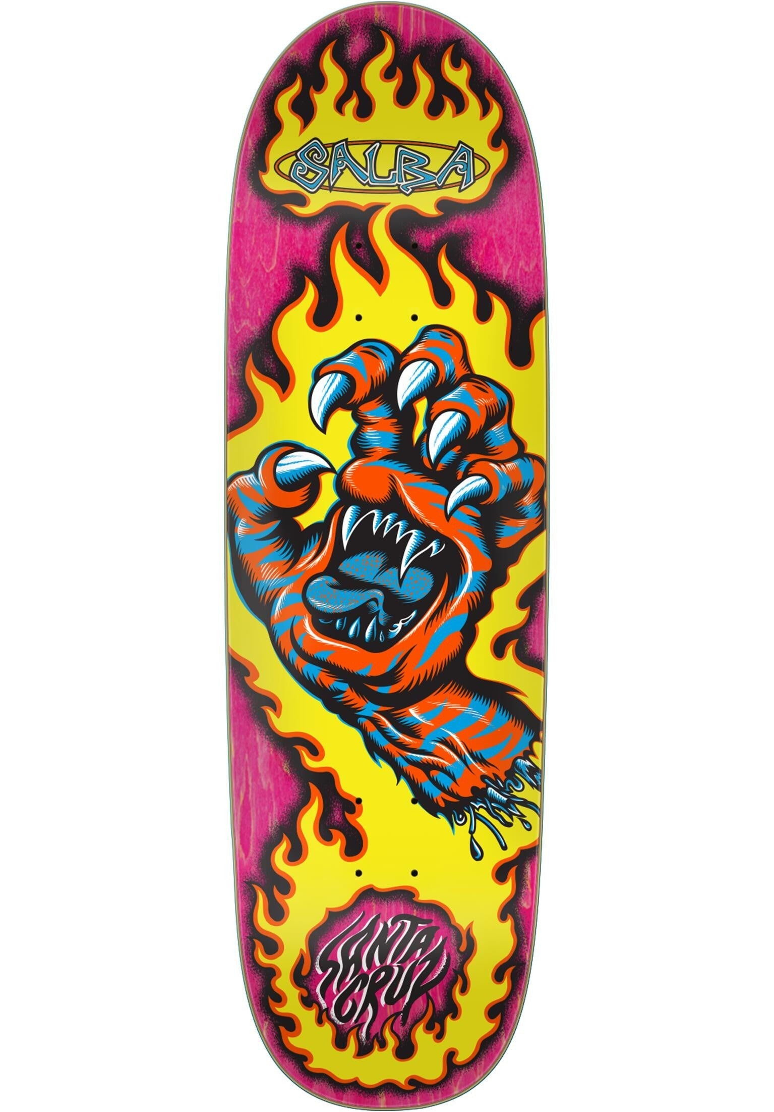 Santa-Cruz Salba Tiger Hand Shaped - SkateTillDeath.com