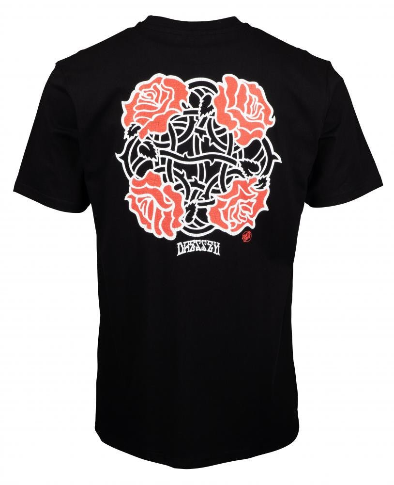 Santa Cruz T-Shirt Dressen Roses Club T-Shirt - SkateTillDeath.com