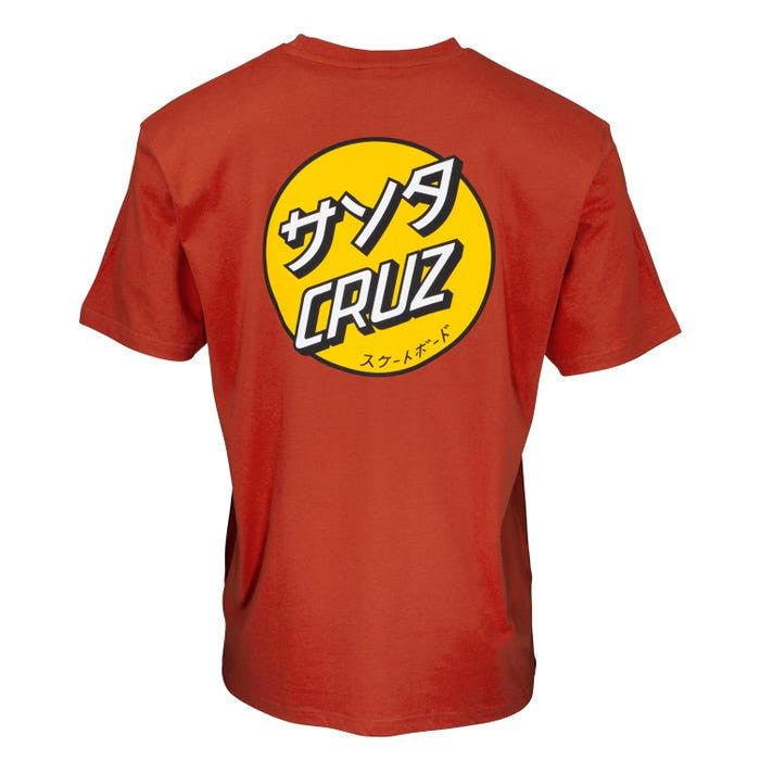 Santa Cruz T-Shirt Mixed Up Dot T-Shirt Ketchup - SkateTillDeath.com